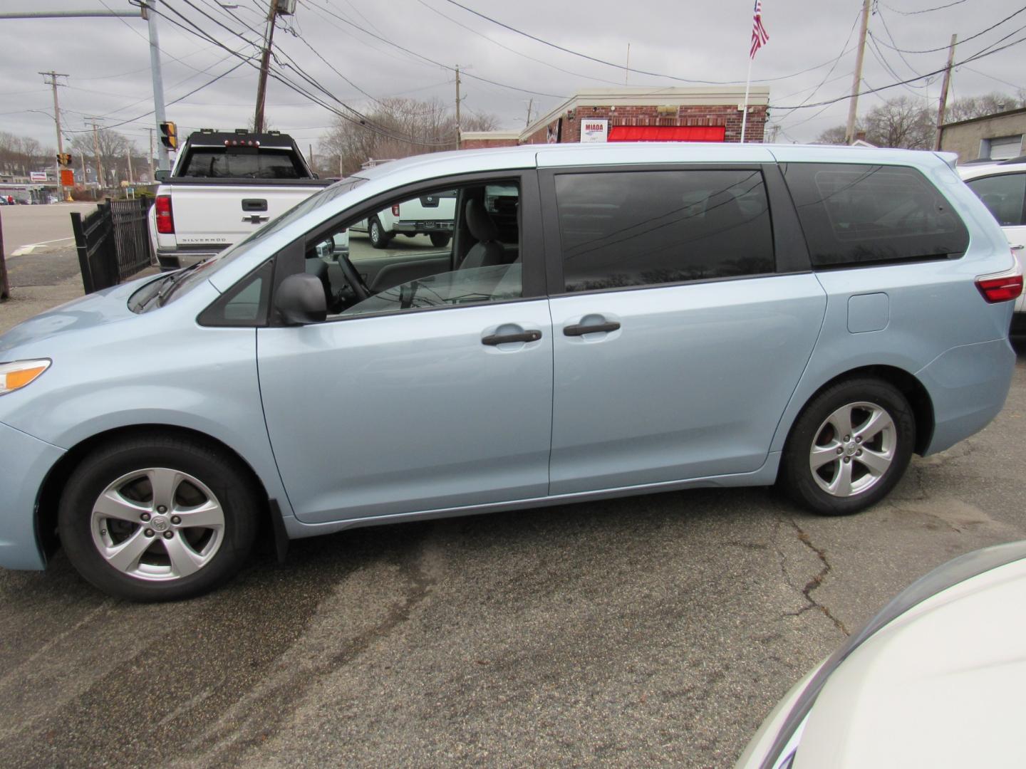 2015 Blue /Gray Toyota Sienna (5TDZK3DC4FS) with an 3.6L V6 DOHC 24V engine, Automatic transmission, located at 215 Milton St, Dedham, MA, 02026, (781) 329-5144, 42.241905, -71.157295 - This nice 7 passenger van is in excellent condition. Runs like new. All ASPI Motor Cars vehicles are fully serviced before they are delivered to assure the highest quality used vehicles. Come with a 3/3 warranty included in the price. Call for details. Prices on all vehicles do not include $299 - Photo#3